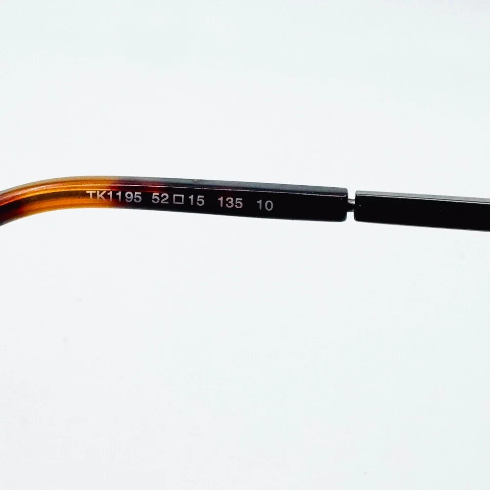 Takumi Eyeglasses Mens Tortoise Shell Turboflex TK1195 52-15-135 10